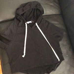 Cropped hoodie